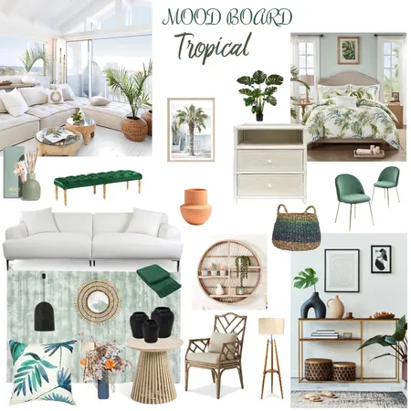 Tropical Interior Design Mood Board by Isha02 on Style Sourcebook