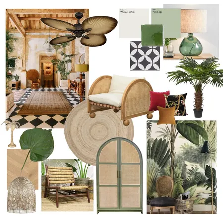 Tropical Mood Board Interior Design Mood Board by Rose Adams on Style Sourcebook