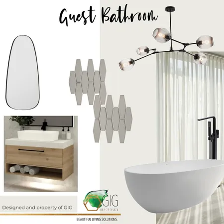 guest bathroom Interior Design Mood Board by Nadine Meijer on Style Sourcebook