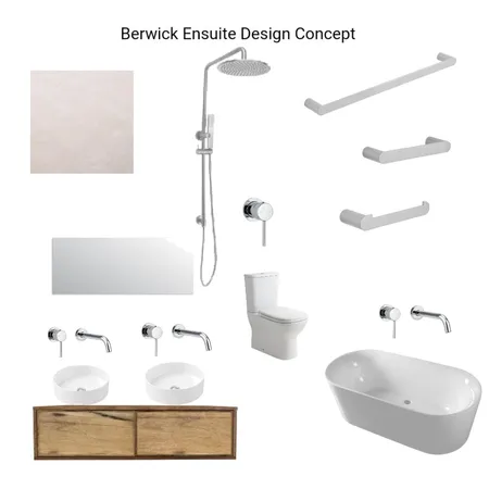 Berwick June Ensuite Bathroom Interior Design Mood Board by Hilite Bathrooms on Style Sourcebook