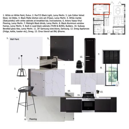 Kitchen A11 Interior Design Mood Board by Tara Dalzell on Style Sourcebook