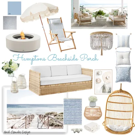 Hamptons Beachside Porch Interior Design Mood Board by heidicrowderdesign on Style Sourcebook