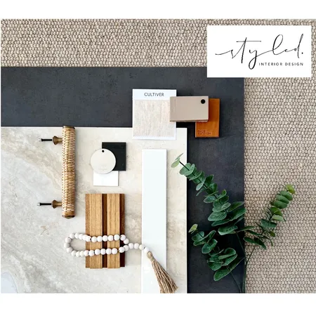 Flatlay Interior Design Mood Board by Styled Interior Design on Style Sourcebook