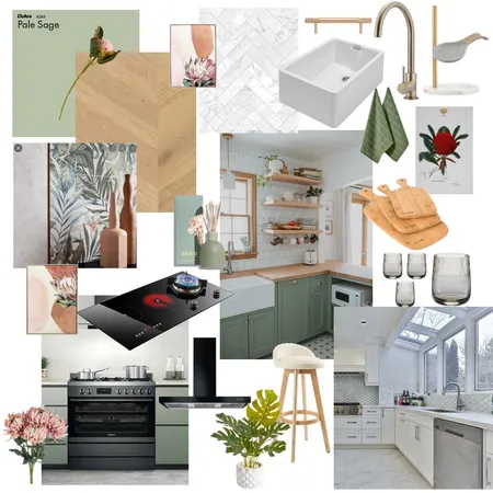 Sage Kitchen Interior Design Mood Board by Rocmaobi on Style Sourcebook