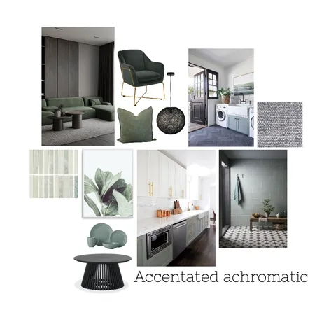 achromatic Interior Design Mood Board by Emmie on Style Sourcebook