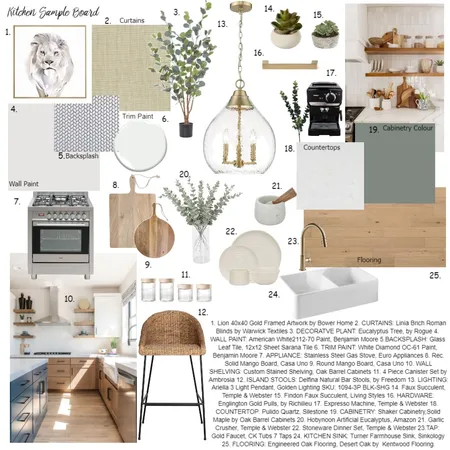 IDI-M9 Kitchen Sample Board Interior Design Mood Board by AmeliaRose on Style Sourcebook