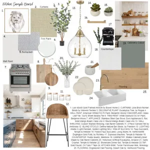 IDI-M9 Kitchen Sample Board Interior Design Mood Board by AmeliaRose on Style Sourcebook