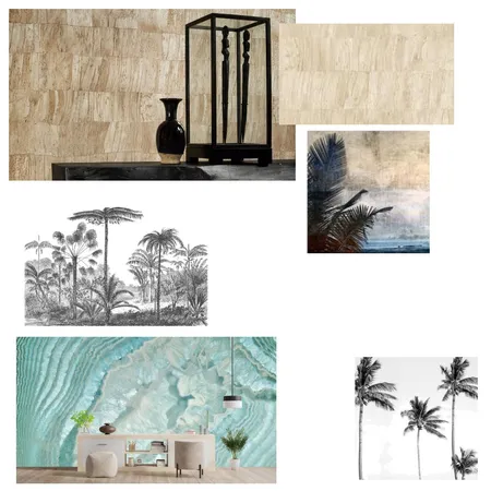 wall paper Interior Design Mood Board by Blu Interior Design on Style Sourcebook