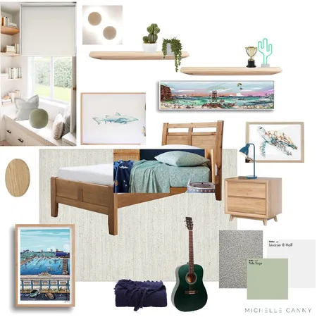 Revised Mood Board for Austin's Room Interior Design Mood Board by Michelle Canny Interiors on Style Sourcebook