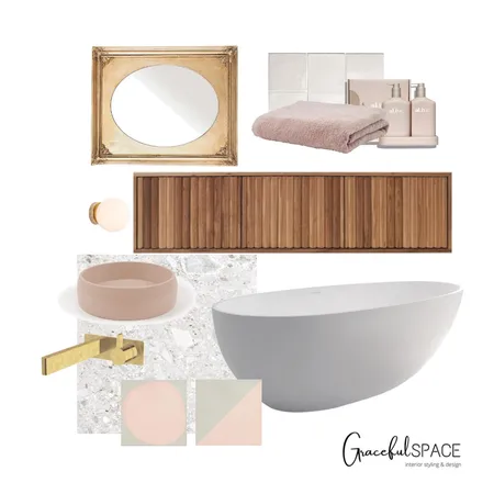 Soft Pinks Interior Design Mood Board by Graceful Space on Style Sourcebook