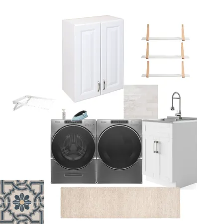 MODULE 9 -Laundry Room- Interior Design Mood Board by elmaley on Style Sourcebook