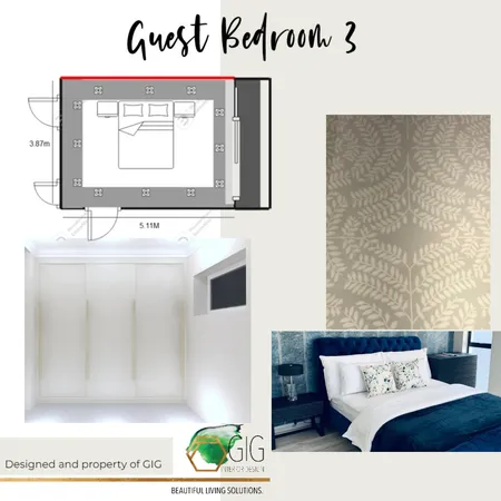 guest bedroom3 Interior Design Mood Board by Nadine Meijer on Style Sourcebook