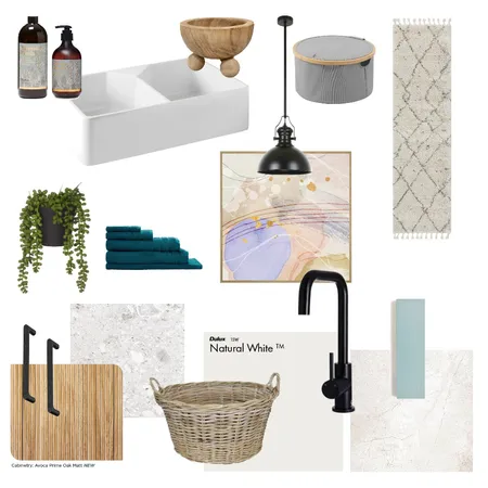 assessment 9 - laundry sample board Interior Design Mood Board by Rhea Panizon Interiors on Style Sourcebook