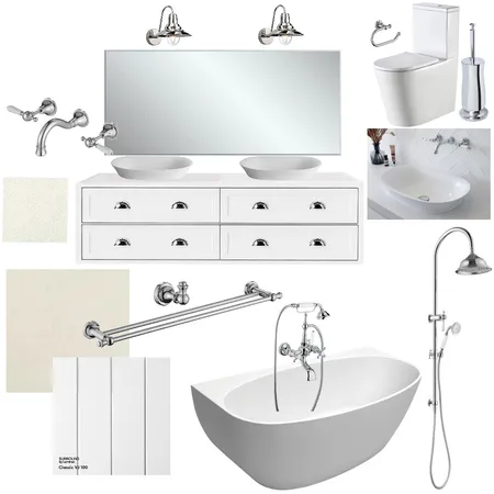 Main Bathroom with Vanity By Design Interior Design Mood Board by owensa on Style Sourcebook