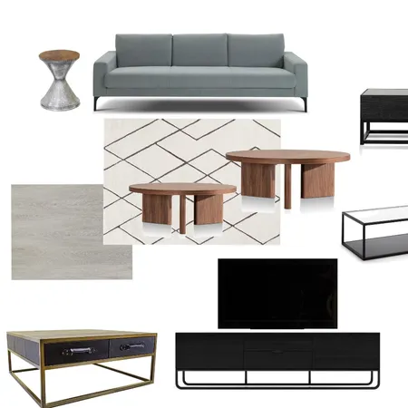 Masculine grey Interior Design Mood Board by Marina AR on Style Sourcebook