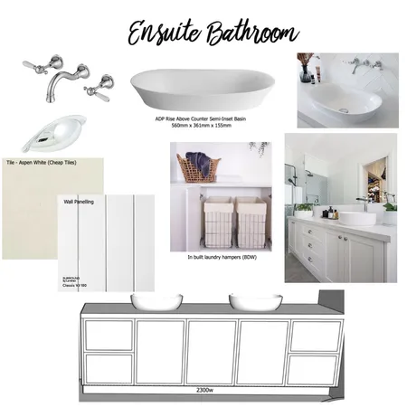 Custom Vanity Ensuite Interior Design Mood Board by owensa on Style Sourcebook