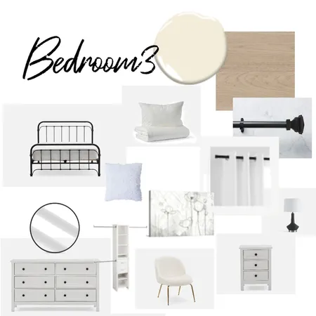 Bedroom 3 Interior Design Mood Board by Jennifer Morris on Style Sourcebook