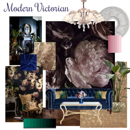 Modern Victorian Final Interior Design Mood Board by TuscanySky on Style Sourcebook