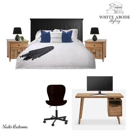 Wiggitt - Nicks Room 1 Interior Design Mood Board by White Abode Styling on Style Sourcebook