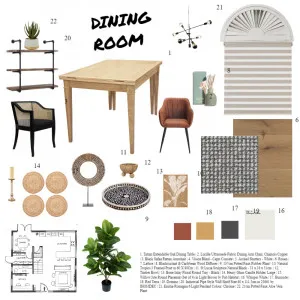 Dining Room Interior Design Mood Board by Sarika Saraf on Style Sourcebook