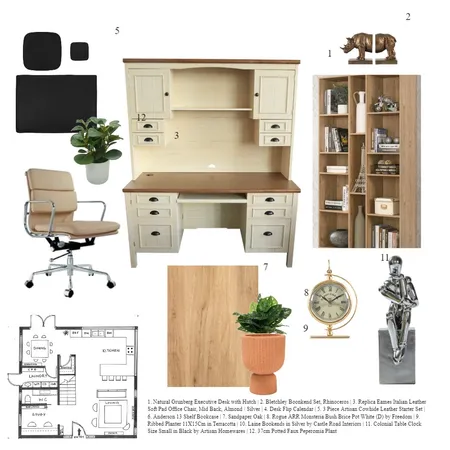 Study Interior Design Mood Board by Sarika Saraf on Style Sourcebook
