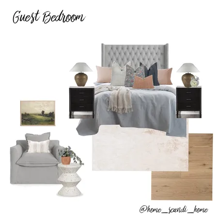 Guest Bedroom - bedside table option 3 Interior Design Mood Board by @home_scandi_home on Style Sourcebook