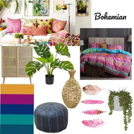 Bohemian Interior Design Mood Board by coleenpollard on Style Sourcebook
