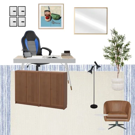 Jake's Office Interior Design Mood Board by The Inner Collective on Style Sourcebook