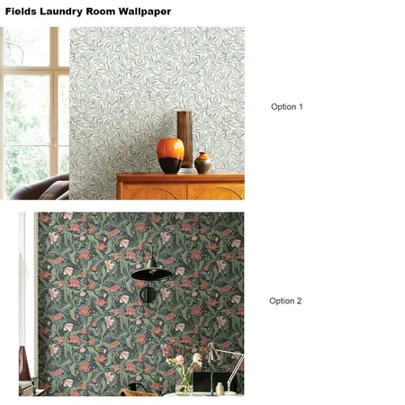 Fields laundry wallpaper Interior Design Mood Board by Intelligent Designs on Style Sourcebook