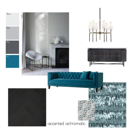 IDI M7 - Accented Achromatic Interior Design Mood Board by js on Style Sourcebook