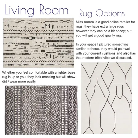 Blanch Living Rugs Interior Design Mood Board by Kohesive on Style Sourcebook
