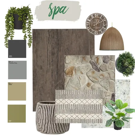 spa Interior Design Mood Board by Liz Leal on Style Sourcebook