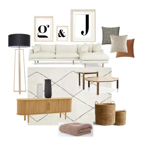 G&J - Living 1 Interior Design Mood Board by Suzanne Ladkin on Style Sourcebook