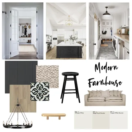 Modern Farmhouse Moodboard Interior Design Mood Board by Sarah Bragias on Style Sourcebook