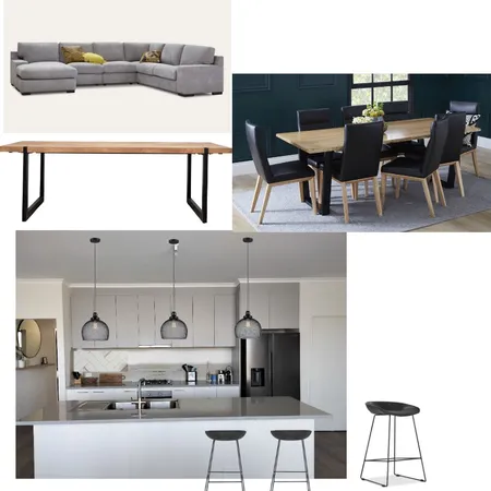 Main kitchen/living/dining zone Interior Design Mood Board by bel_gemma on Style Sourcebook