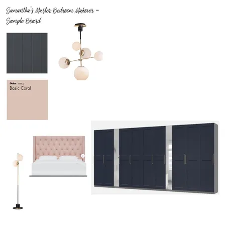 Samantha's Master Bedroom Sample Board Interior Design Mood Board by Shona's Designs on Style Sourcebook