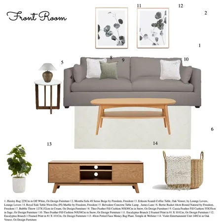 Front Room Interior Design Mood Board by nataliejj on Style Sourcebook