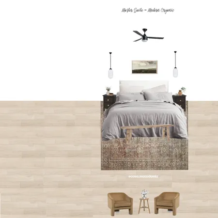 Master Suite - Modern Organic (Loloi Amber Georgie - Hemnes - Velvet Chair)) Interior Design Mood Board by Casa Macadamia on Style Sourcebook