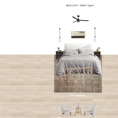 Master Suite - Modern Organic (Loloi Amber Georgie - Hemnes - Boucle Chair)) Interior Design Mood Board by Casa Macadamia on Style Sourcebook