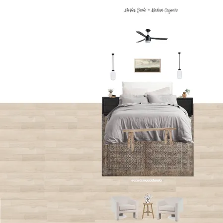 Master Suite - Modern Organic (Billie - Bonnie - Boucle Chair) Interior Design Mood Board by Casa Macadamia on Style Sourcebook