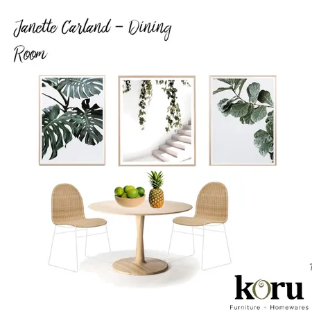 Janette Carland - Dining Room Interior Design Mood Board by bronteskaines on Style Sourcebook