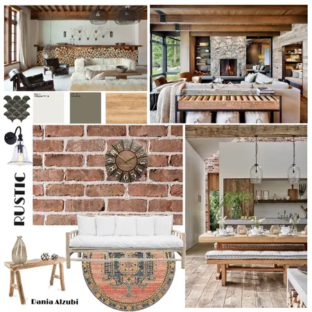 RUSTIC Interior Design Mood Board by dania on Style Sourcebook