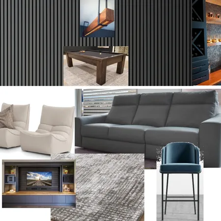 Rec Room - Sofa Decisions Interior Design Mood Board by LynneB on Style Sourcebook