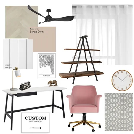 Office 1 Interior Design Mood Board by uncommonelle on Style Sourcebook