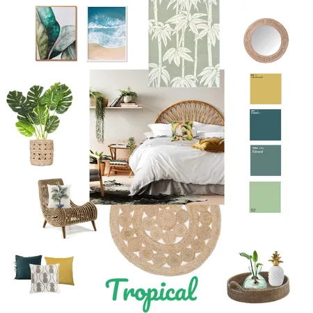 tropical Interior Design Mood Board by RAYZ on Style Sourcebook