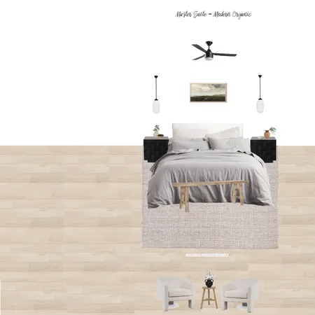 Master Suite - Modern Organic (Boucle Jute Ivory Rug - Step 2 Mango - Boucle Chair) Interior Design Mood Board by Casa Macadamia on Style Sourcebook