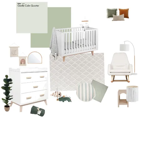 Sage Green Nursery Interior Design Mood Board by TaniaRC on Style Sourcebook