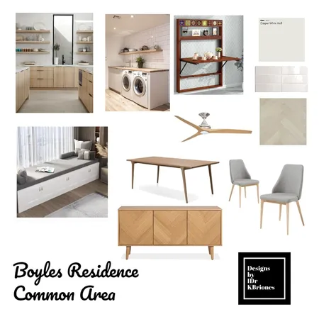 Boyles Residence - Common Area Interior Design Mood Board by KB Design Studio on Style Sourcebook