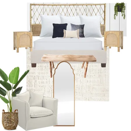 Coastal Bedroom Ideas Interior Design Mood Board by Neechy on Style Sourcebook