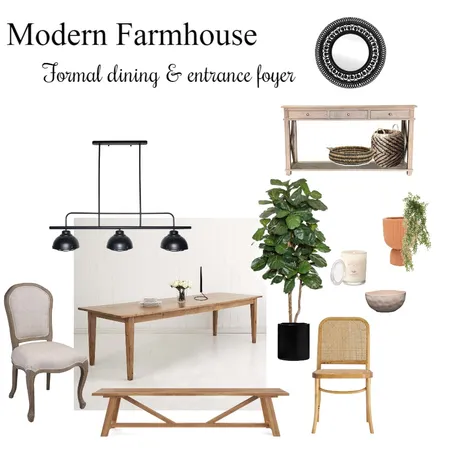 Camille Dining & Entrance foyer Interior Design Mood Board by cotewest on Style Sourcebook